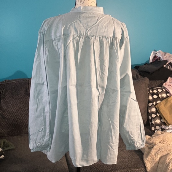 New Textile Elizabeth and James Oversized Button Down, XL - Picture 5 of 7